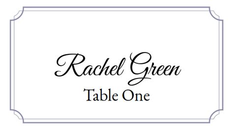 Place cards add a wonderful personal touch to any event and help your guests feel recognized and comfortable. Place Card Me - A Free and Easy Printable Place Card Maker ...