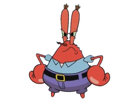 Mr Krabs Angry Transparented By Azooz2662 On Deviantart