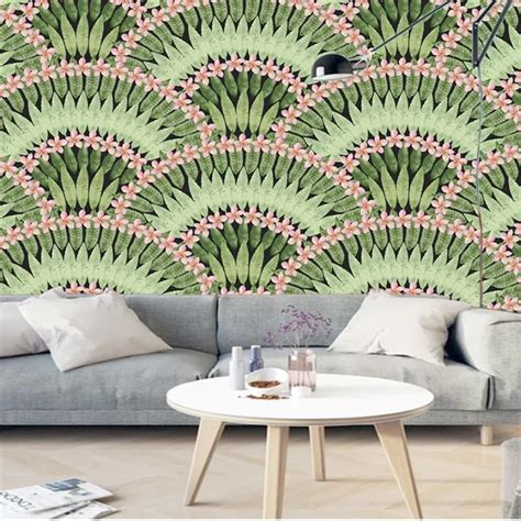 Beibehang Papel De Parede Custom Wallpaper Nordic Vintage Fresh Palm