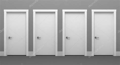 Four Door White — Stock Photo © Denisik11 96723662