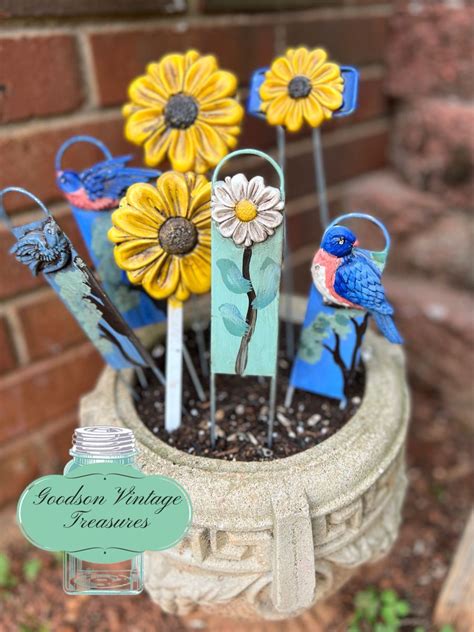 Create Cute Plant Markers Using Iron Orchid Designs Molds And Diy Paint