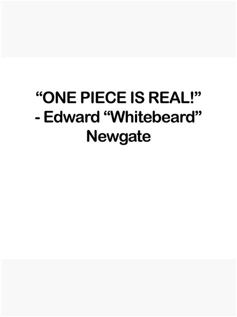 Whitebeard Quote Poster For Sale By Epicanimequotes Redbubble