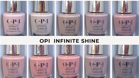 Opi Infinite Shine Beautiful Nude Shades Live Swatch On Real Nails My Xxx Hot Girl
