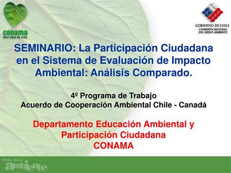 PPT Ley 19 300 y Participación Ciudadana 1 PowerPoint Presentation