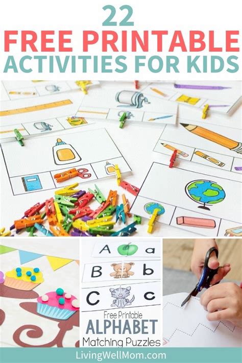 22 Free Printable Kids Activities To Keep Kids Active And Busy
