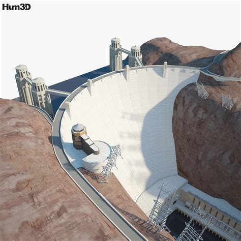 Hoover Dam 3d Model Architecture On Hum3d