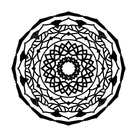 Mandala Coloring Book Vector Design Images Abstract Mandala Arabesque