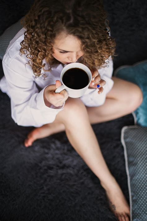 Woman Drinking Coffee · Free Stock Photo