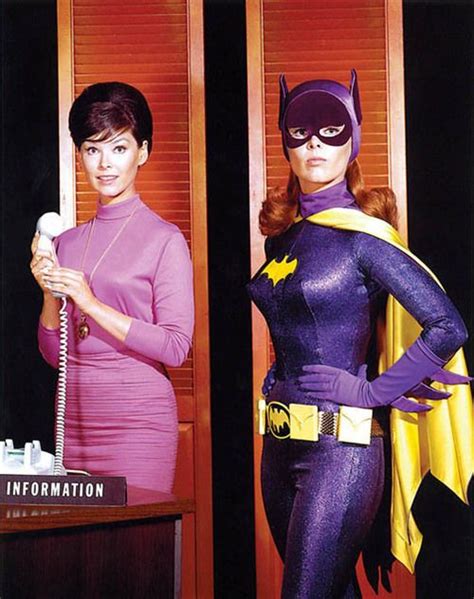Yvonne Craig As Librarian Barbara Gordon And Bat Girl Ladies