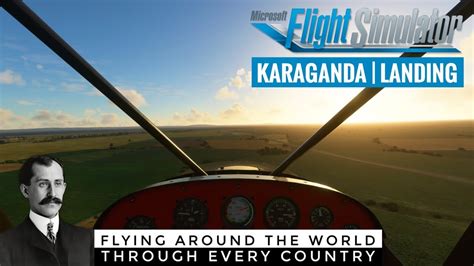 Landing At Karaganda Southwest Airport In Mongolia Microsoft Flight