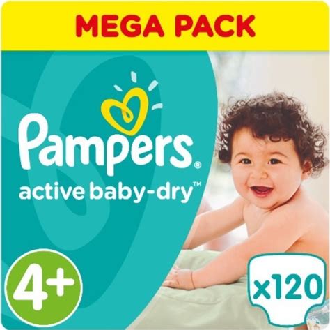 Pampers Active Baby Dry No 4 9 16kg Mega Pack 120τμχ Skroutzgr