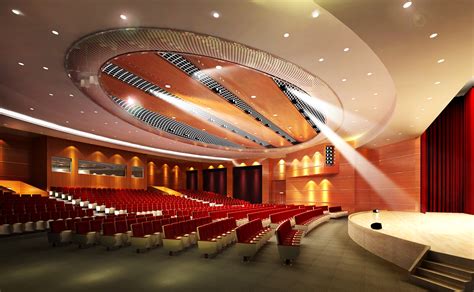 Auditorium Room007 3d Model Flatpyramid