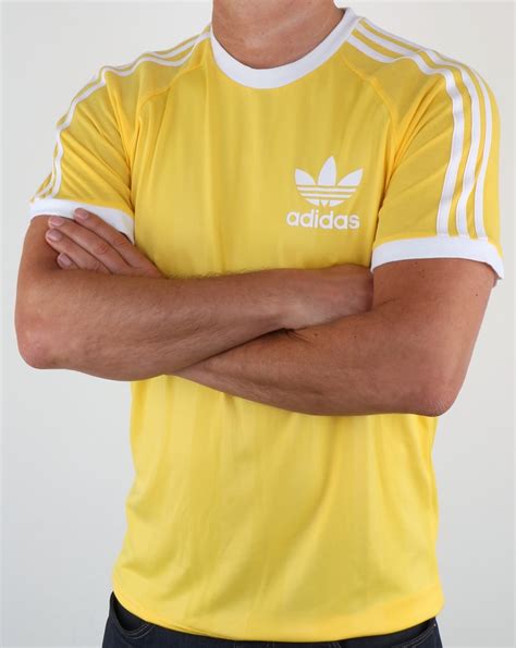 Sale Yellow Adidas T Shirt Mens In Stock