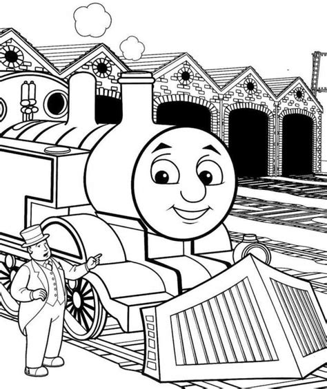 Thomas Tank Engine Coloring Pages Coloring Home