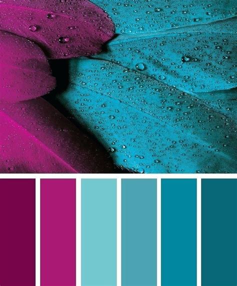Palette From The Colour Wheel Teal Color Palette Teal Color Schemes
