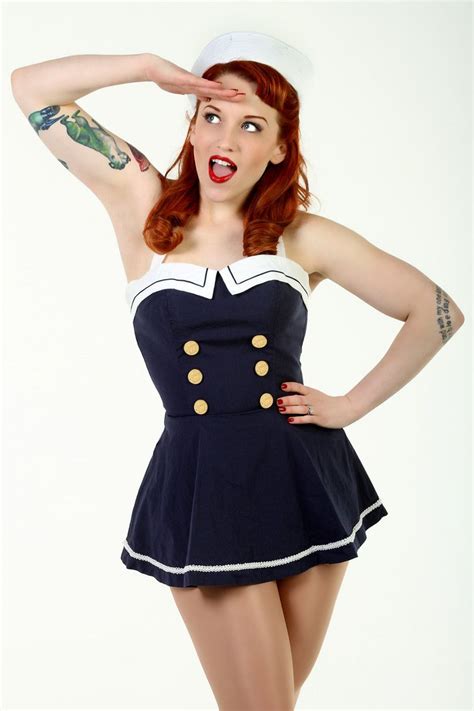Sailor Luxe Playsuit In White Or Navy Vintage Suits