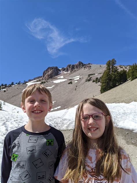 The Kids At Lassen Volcanic National Park Photo