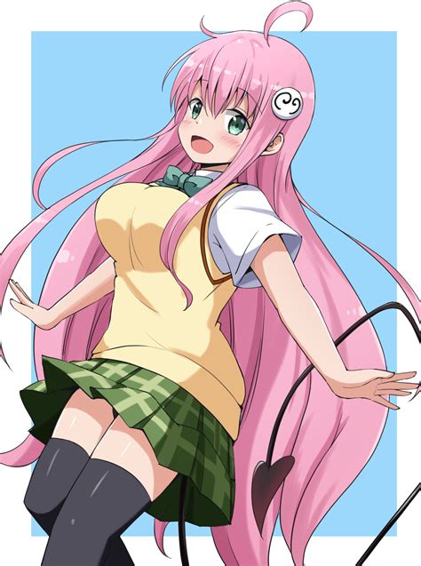 Wallpaper Anime Girls To Love Ru Lala Satalin Deviluke Long Hair Pink Hair Solo Artwork