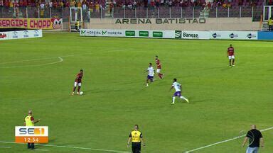 SE TV 1ª Edição Sergipe ganha primeira partida da final do Campeonato