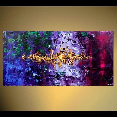 Abstract Painting Lavender Purple Abstract Painting Large 4623
