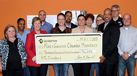 Flint And Genesee Chamber Of Commerce Member Benefit Pays Out Dividend