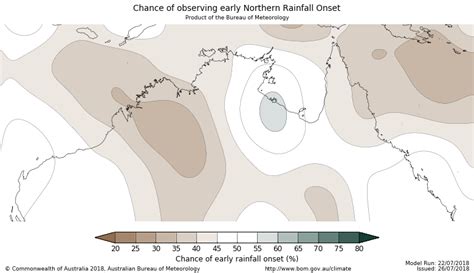 Northern Rainfall Onset Archive Australian Bureau Of Meteorology