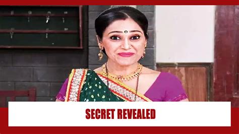 Secret Revealed On Disha Vakani Aka Dayabens Return On Taarak Mehta Ka