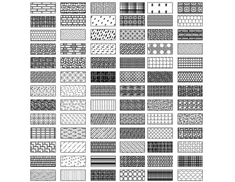 Miscellaneous Interior Tile Blocks Design Cad Drawing Details Dwg File