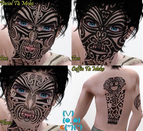 Tribal Tattoos Cc Mods Sims 4 Tribal Tattoos Design