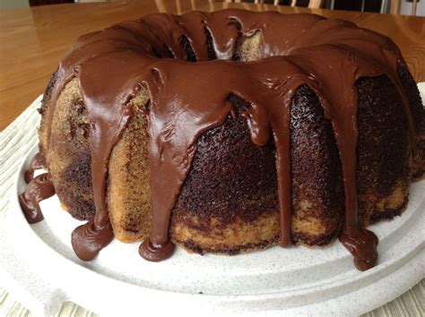 Homemade Lemon Chocolate Marbled Bundt Cake Recipes Food Cooking Delicious Foodie