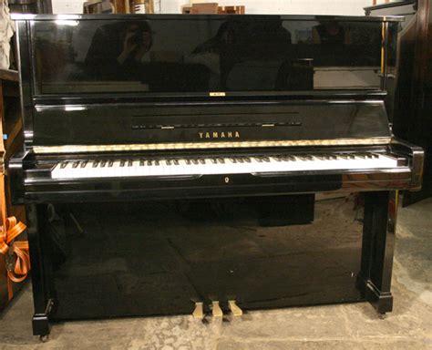 Yamaha U2 Upright Piano For Sale With A Black Case And Polyester Finish