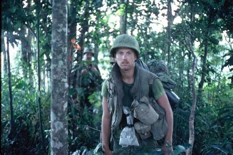 Marines From 1st Battalion 9th Marines On Patrol During The Vietnam