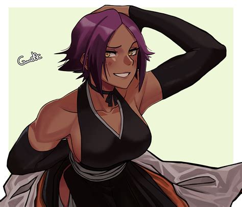 Pin De Sky Lumie Em Bleach Yoruichi Shihouin Shihouin Yoruichi