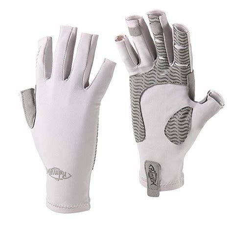 Palmyth Uv Protection Fishing Fingerless Gloves Upf50 Sun Gloves Men