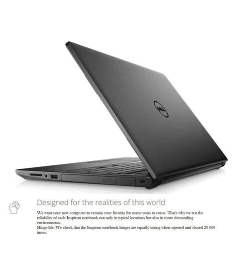 Dell Inspiron 3567 Notebook Core I3 7th Gen 4gb Ram 1tb Hdd 39