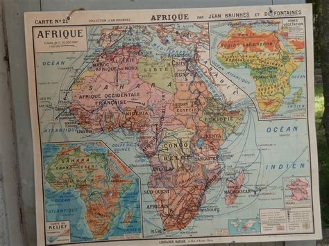 In 1950 africa produced 22 per cent of. Vintage French Posters Botany Animals Anatomy, old World Maps from School: Map of Africa 1950's Sold