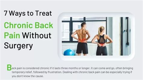 Ppt 7 Ways To Treat Chronic Back Pain Without Surgery Powerpoint