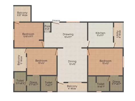 Residency Begumpet Floor Plan Floor Plan 101088817 