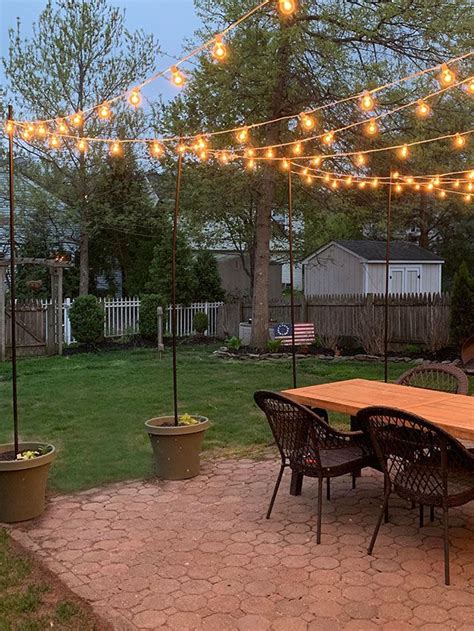 Famous How To Hang Outdoor String Lights On Fence Ideas