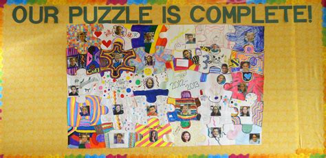 Then display the puzzle pieces on a bulletin board. Puzzle Bulletin Board - each student decorates a piece of ...