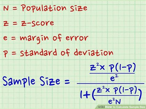 You can use this standard error calculator to calculate the standard error of the mean for a given set of numbers. How to Calculate Sample Size: 14 Steps (with Pictures ...