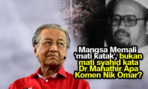 Terlalu banyak peristiwa bersejarah di malaysia yang boleh anda pilih. Gagasan Sejahtera: Mangsa Memali 'mati katak', bukan mati ...