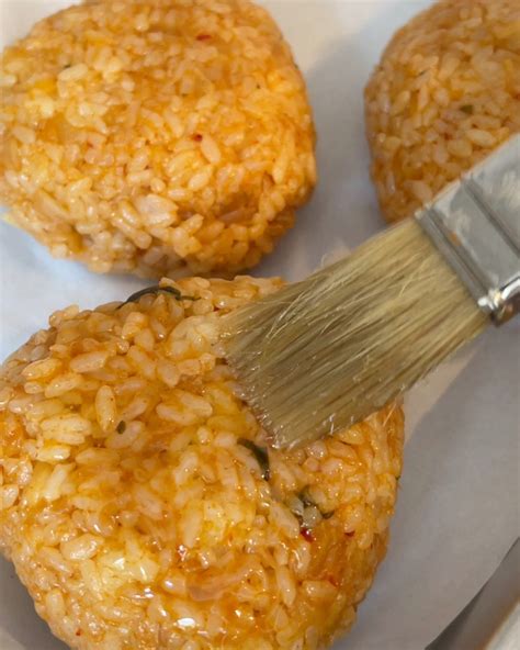 Kimchi Cheese Rice Balls Doobydobap
