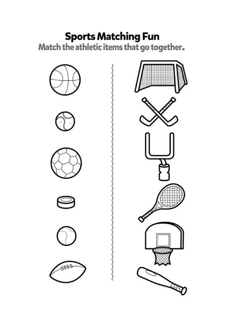 Free And Fun Sports Worksheets For Kids 101 Activity