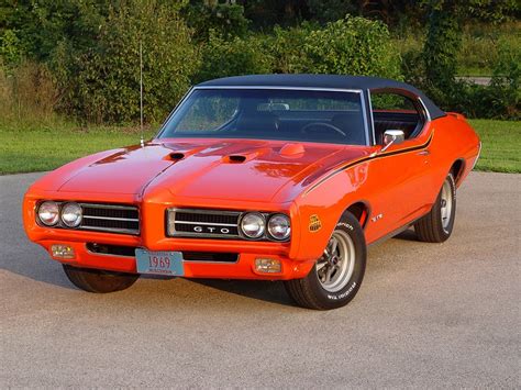 My Carousel Red 1969 Gto Judge With Black Cordova Top Vintage Muscle