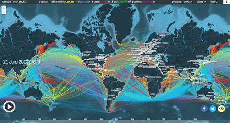 Map Lets You Visualize Shipping Traffic Around The World Canadian Geographic
