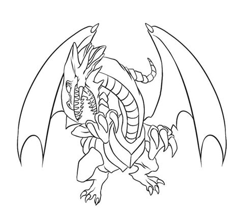 Blue Eyes White Dragon Yu Gi Oh Coloring Page Coloring Pages