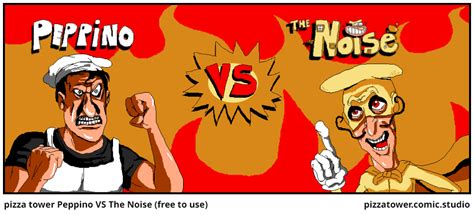 Pizza Tower Peppino Vs The Noise Free To Use Comic Studio