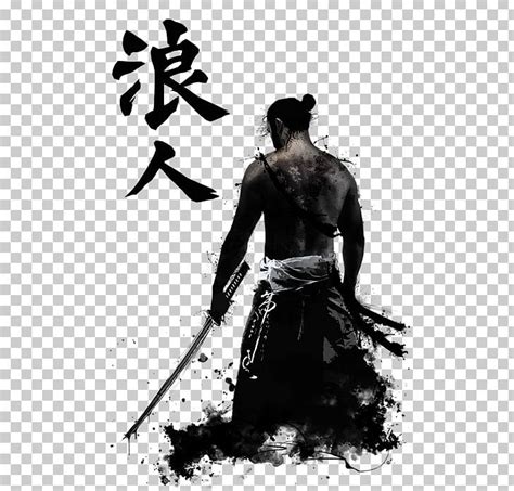 Bushido The Soul Of Japan Rōnin Samurai Warrior Png Clipart Art