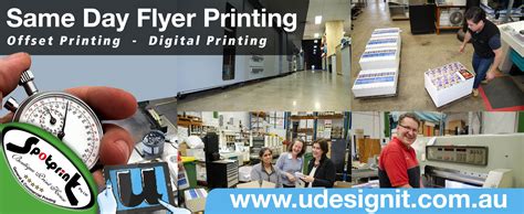 Same Day Flyer Printing Spot Print Pty Ltd Boutique Print House